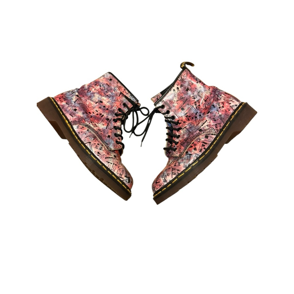 Dr. Martens Pink MIE London Icons Size UK8